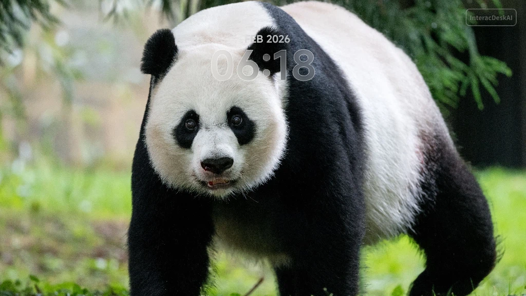 Close-up of a Giant Panda in the Forest