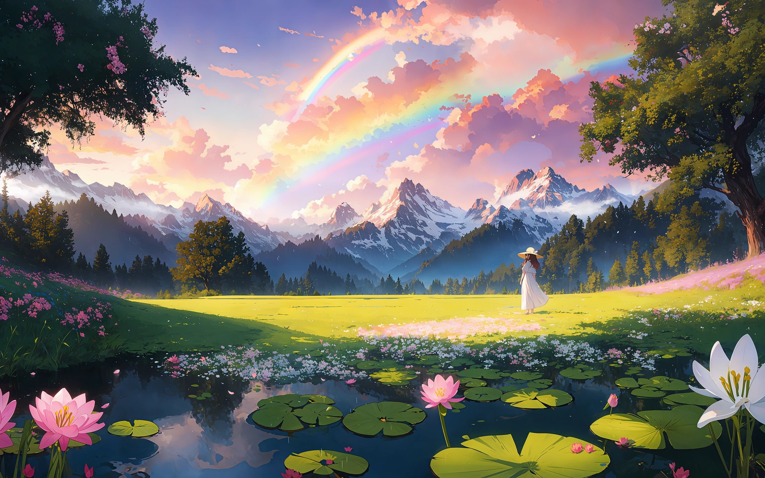 Serene Afternoon in the Rainbow Valley