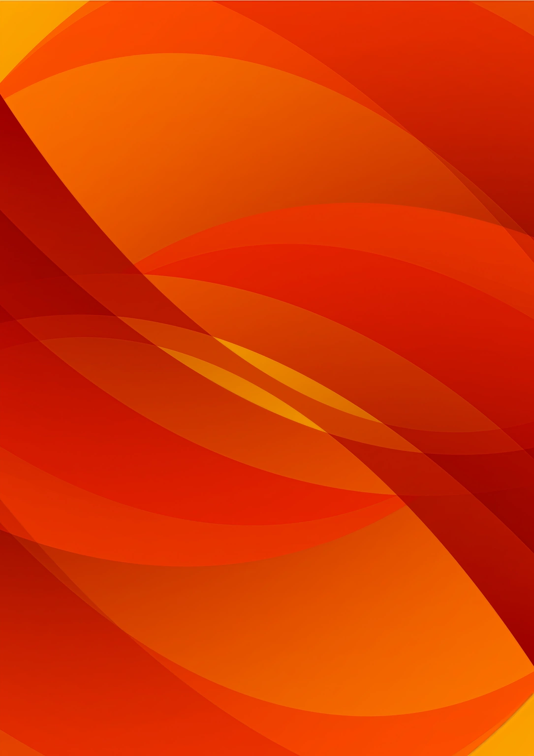 Orange Red Abstract Waves