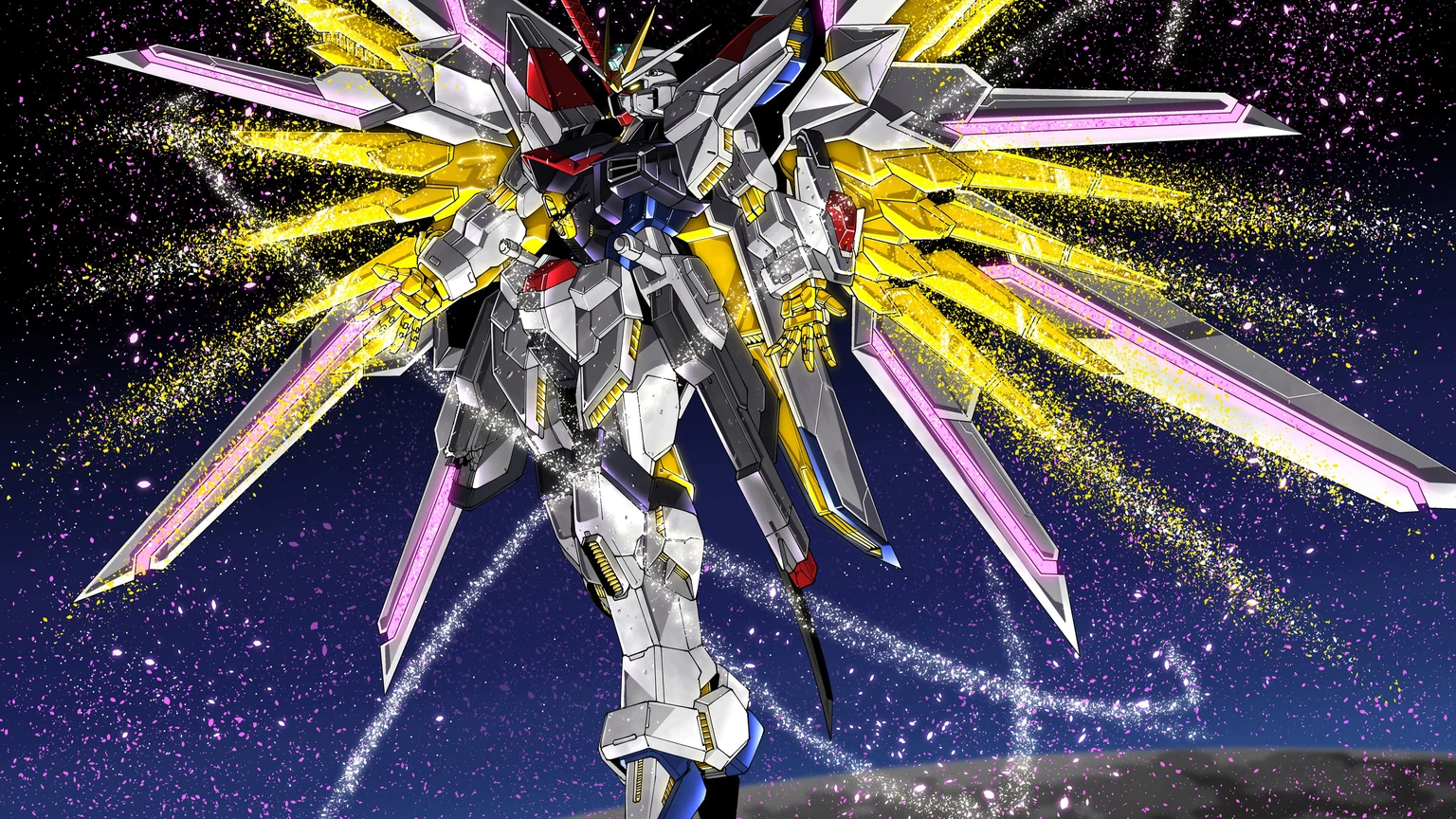 Radiant Mecha Under the Stars